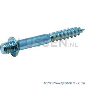 GebuVolco 064 stokeind met borst M8x90 mm ijzer gegalvaniseerd 064.08090.1020