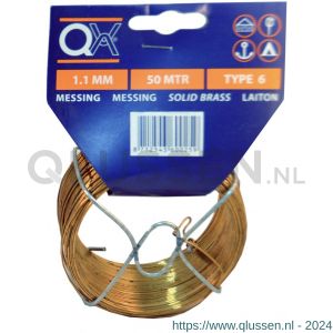 QX 883 draad nummer 3 50 m x 0.8 mm messing 883.08050.7012