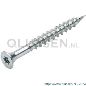 Dynaplus beslagschroef interieurplaat staal staal verzinkt VZ platkop PK 7 mm Torx TX 15 4.0x40 mm 200 stuks 0285.10.25601