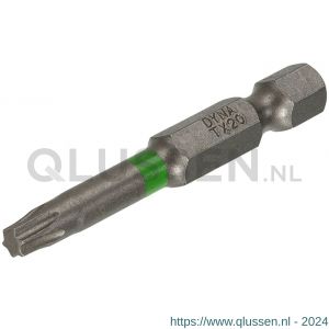 Dynaplus schroefbit 50 mm Torx TX 20 groen blister 5 stuks 8938.00.20020