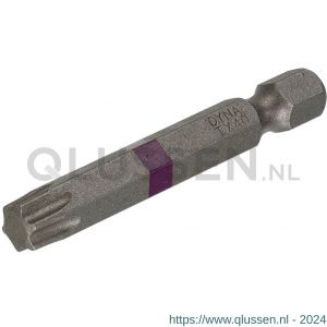 Dynaplus schroefbit 50 mm Torx TX 40 paars blister 5 stuks 8938.00.20040