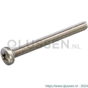 Hoenderdaal metaalschroef RVS A2 cilinderkop CK Phillips PH 3 DIN 7985 M6x12 mm 200 stuks 1632.30.48401