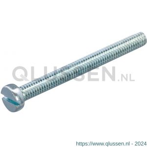 Hoenderdaal metaalschroef staal verzinkt VZ cilinderkop CK zaagsnede DIN 84 M4x45 mm 200 stuks 1631.01.25801