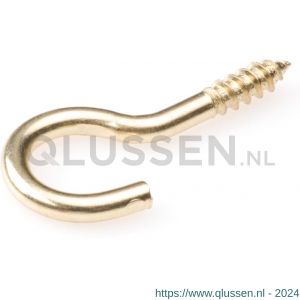 Hoenderdaal schroefhaak staal vermessingd 2.00x11/23 mm 100 stuks 8201.07.02501