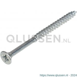 Hoenderdaal spaanplaatschroef staal verzinkt VZ platkop PK Pozidriv PZ 2 4.0x30/18 mm 200 stuks 0203.01.25203