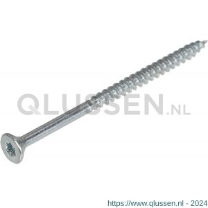 Hoenderdaal spaanplaatschroef staal verzinkt VZ platkop PK Torx TX 20 4.0x70/42 mm 200 stuks 0206.01.26201