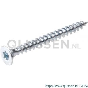 Hoenderdaal spaanplaatschroef staal verzinkt VZ platkop PK Torx TX 20 4.0x20 mm 200 stuks 0206.01.25001