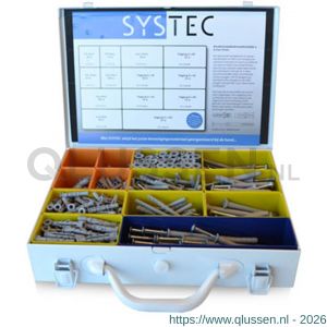 Systec assortimentskoffer nylon plug en slagplug 8960.60.30306