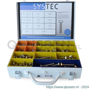 Systec assortimentskoffer tapbout RVS A2 DIN 933 M6, M8 en M10 8960.60.40207