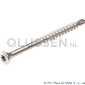 Homefix vlonderschroef RVS 410 lenskop LK Torx TX 25 5.0x60 mm blister 20 stuks 6701.60.35020