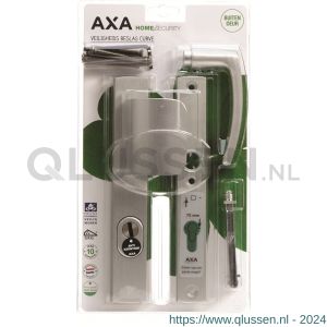 AXA Curve smal veiligheidsbeslag D-duwer met Blok PC 72 anti-kerntrek 6765-35-11/BL72