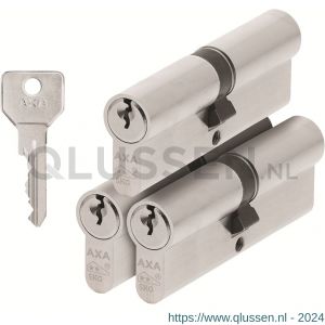 AXA dubbele veiligheidscilinder set 3 stuks gelijksluitend Security verlengd 45-45 7211-33-08/G3