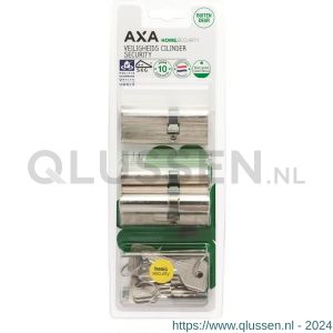 AXA dubbele veiligheidscilinder set 3 stuks Security verlengd 30-45 7211-03-08/BL3