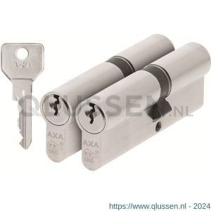 AXA dubbele veiligheidscilinder set 2 stuks gelijksluitend Security verlengd 40-55 7211-25-08/G2