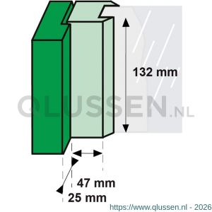 AXA veiligheids raamsluiting 3320-52-91/6