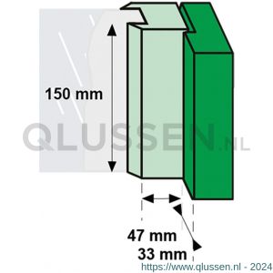 AXA veiligheids raamsluiting 3329-61-38/BL