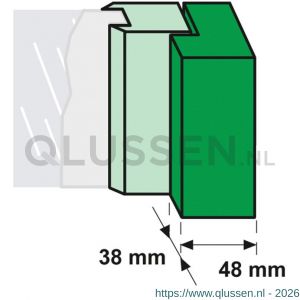 AXA barrierestang V3-Uni 7610-60-54/BL