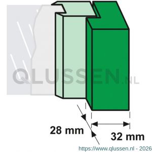 AXA barrierestang V1 7612-10-54/BL