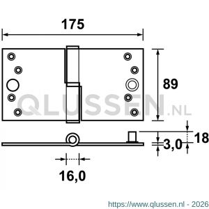 AXA veiligheidspaumelle kogelstift 1200-29-23/V4
