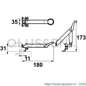 AXA Combi-raamuitzetter AXAflex Speciaal 2642-20-81