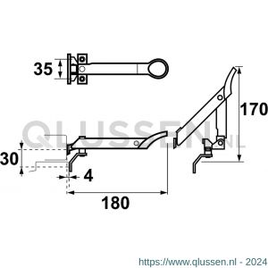 AXA Combi-raamuitzetter AXAflex Speciaal 2642-30-81/E