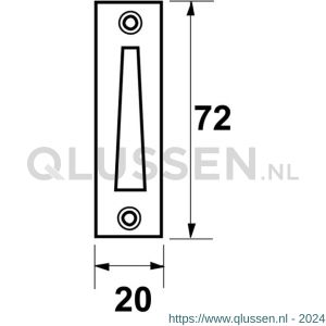 AXA sluitplaat E 3301-84-22