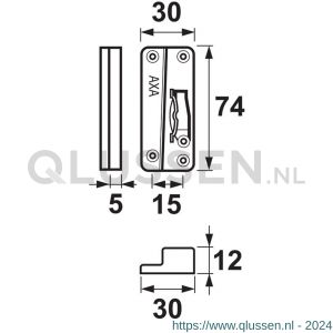 AXA opbouwsluitkom OSR 3319-67-64/E