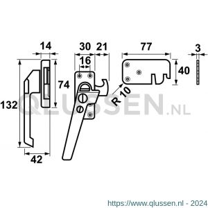 AXA veiligheids raamsluiting 3320-81-91/6