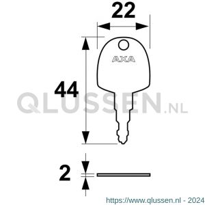 AXA sleutel set 10 stuks 3990 3990-00-37