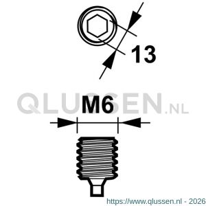 AXA madeschroef set 10 stuks 6143-60-37