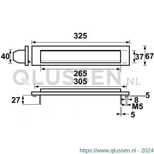 AXA briefplaat 6205-33-29/E