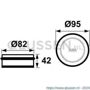 AXA deurstopper FS90 6900-01-81/E