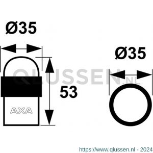 AXA deurstopper FS35T 6900-04-81/E