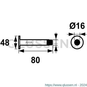 AXA deurstopper WS16 6900-06-81/E