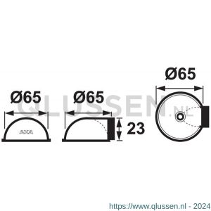 AXA deurstopper FS65 6900-07-81/E