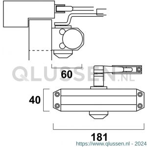 AXA deurdranger 7504 7504-00-49/BL