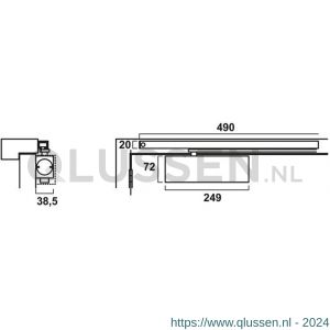 AXA deurdranger 1120B 7BR-1120-BSSES