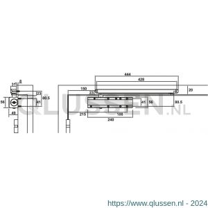 AXA deurdranger 2321BT 7BR-2321-BTSSES