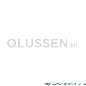AluArt dakrandprofiel 60x45 mm geslobd L 2500 mm per 2 stuks aluminium brute AL053272