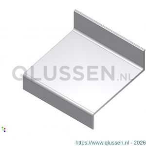 AluArt waterslagprofiel 60 mm L 6000 mm aluminium brute AL060215