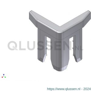 AluArt RVS hoekbeschermer eindstukje 25 mm AL088602