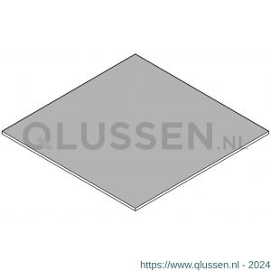 AluArt plaat 2000x1000x1 mm VOM1 aluminium geanodiseerd AL123116