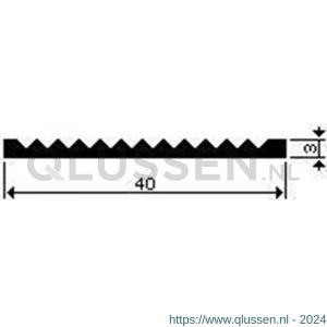 AluArt slijtstrip 40x3 mm VOM3 goudkleurig L 1000 mm set 6 stuks aluminium geanodiseerd 8713329938078 AL221342