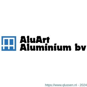 AluArt glaslijst G1w 22x17 mm L 6000 mm wit RAL 9010 aluminium AL025413
