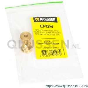 Pandser EPDM spuitmond Spraygun Nozzle 9501 set 2 stuks WKFEP400-1033