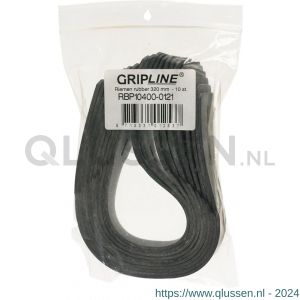Gripline kniebeschermer rubber riem 320 mm set 10 stuks RBP10400-0121