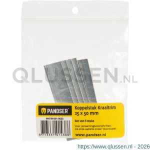 Pandser koppelstuk kraaltrim 25x50 mm set 5 stuks WKFEP201-0022