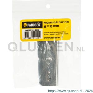 Pandser koppelstuk daktrim 35x35 mm set 5 stuks WKFEP201-0032