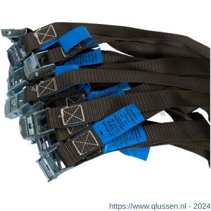 Konvox spanband 25 mm 804 0,25 T 0,8 m zwart LAZE1001-1018