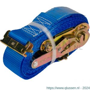 Konvox spanband 50 mm ratel 910 fitting 1826 5 m blauw voor combirail LAZE1400-2937